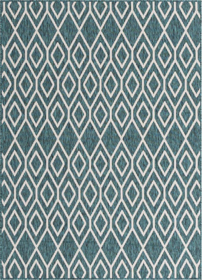 Detail image of 5' 3 x 8' Easy-Clean Jill Zarin Turks and Caicos Indoor / Outdoor Rug