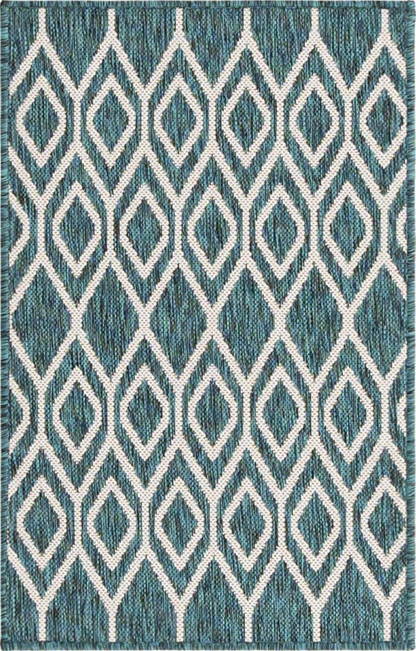 Detail image of 2' x 3' Easy-Clean Jill Zarin Turks and Caicos Indoor / Outdoor Rug