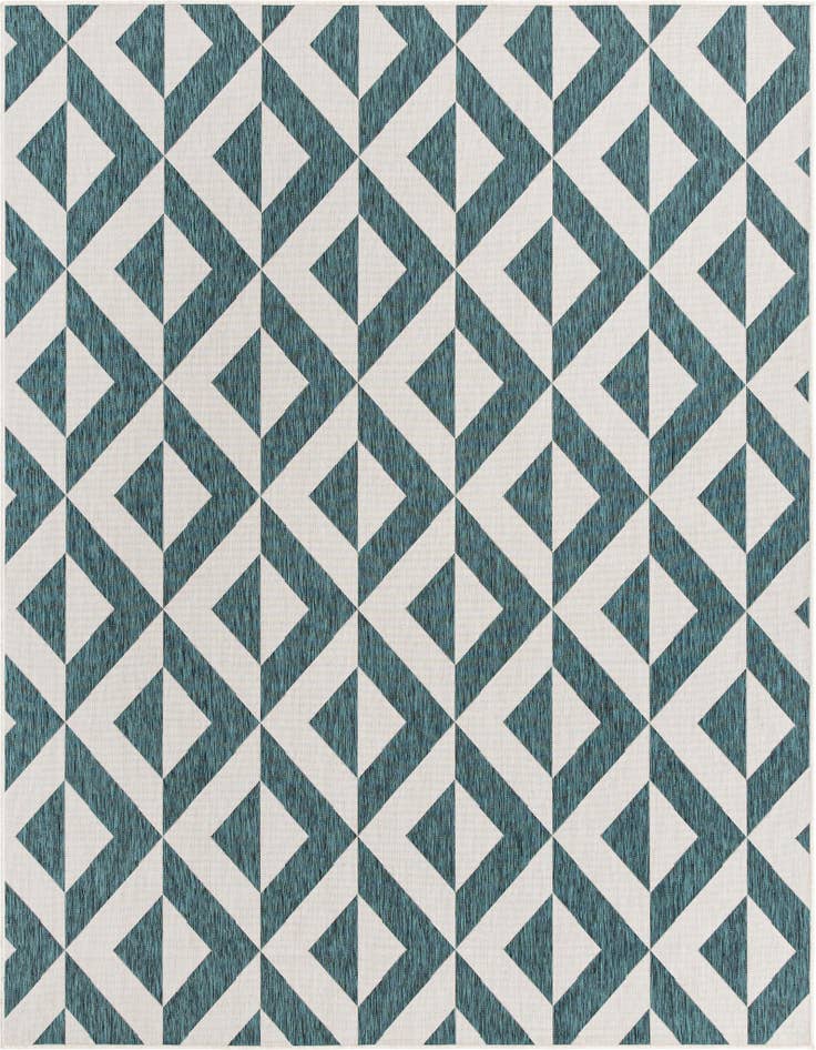 Detail image of 7' 10 x 10' Easy-Clean Jill Zarin Napa Indoor / Outdoor Rug