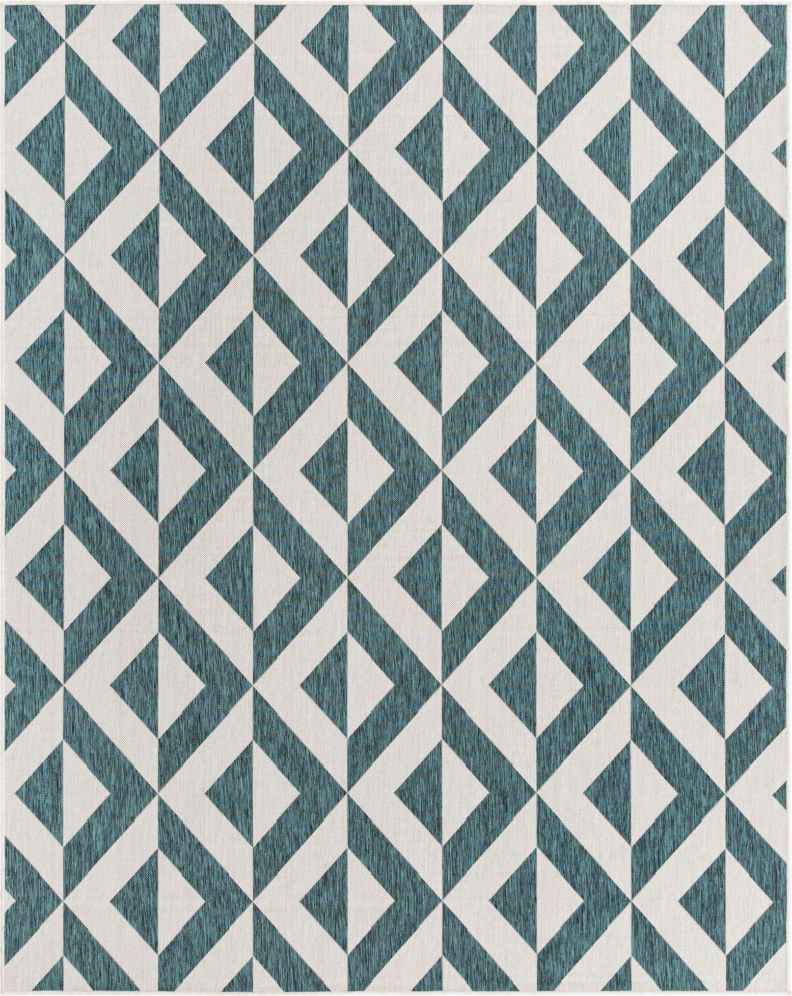 7' 10 x 10' Easy-Clean Jill Zarin Napa Indoor / Outdoor Rug