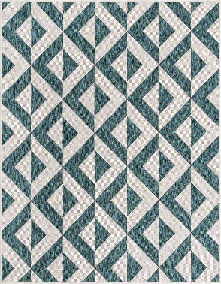 Detail image of 5' 3 x 8' Easy-Clean Jill Zarin Napa Indoor / Outdoor Rug