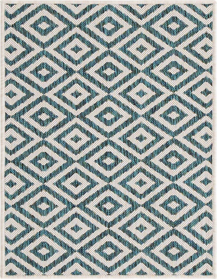 Detail image of 2' x 3' Easy-Clean Jill Zarin Costa Rica Indoor / Outdoor Rug