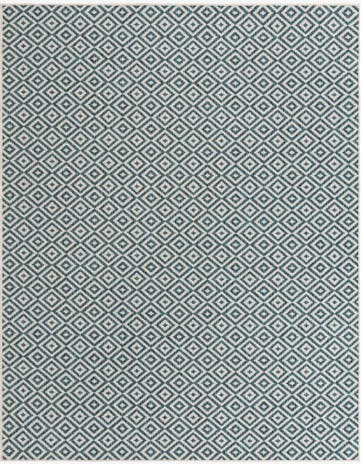 Teal Easy-Clean Jill Zarin Costa Rica Indoor / Outdoor Rug