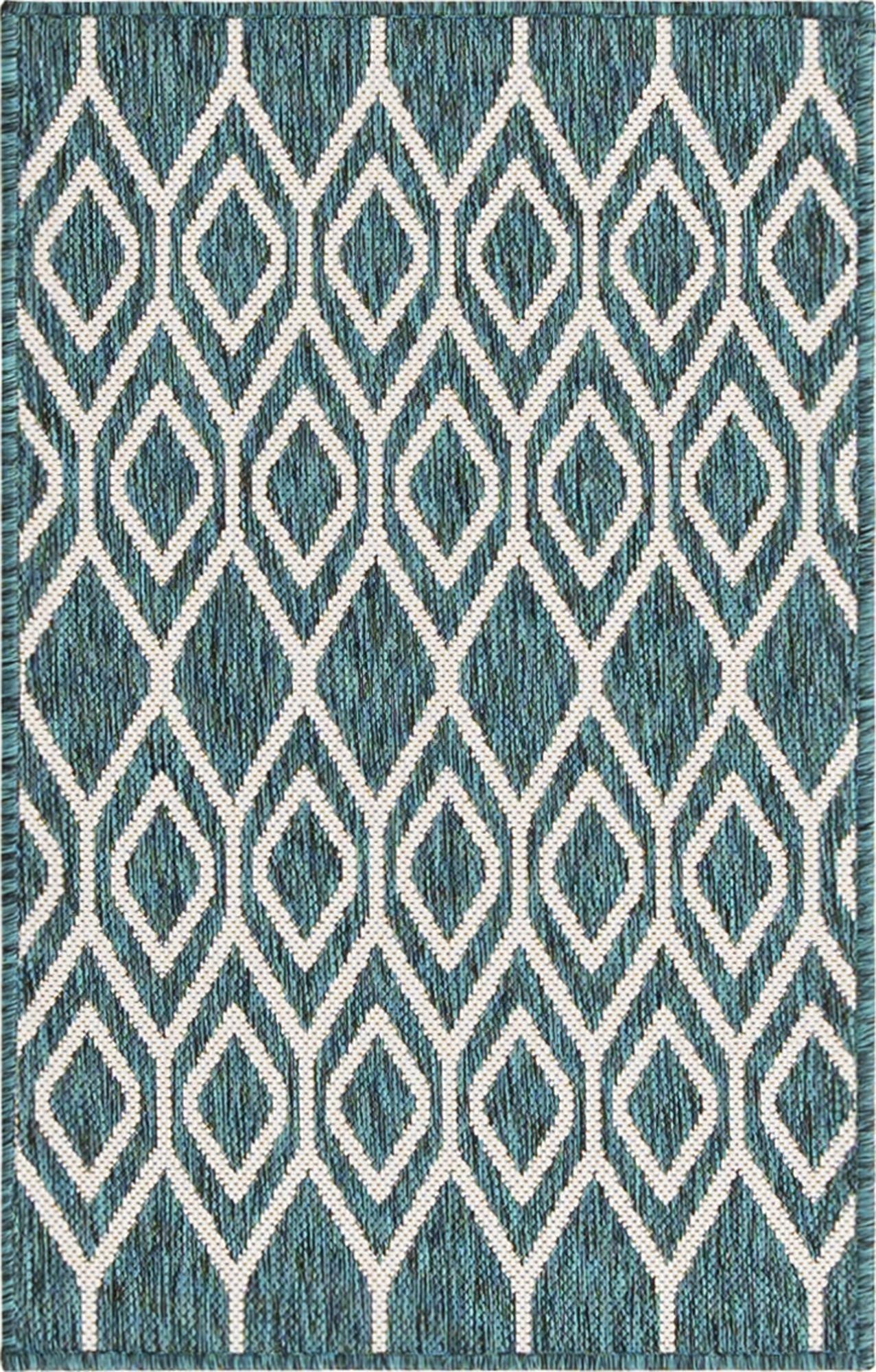 2' x 3'  Washable Jill Zarin Turks and Caicos Indoor / Outdoor Rug