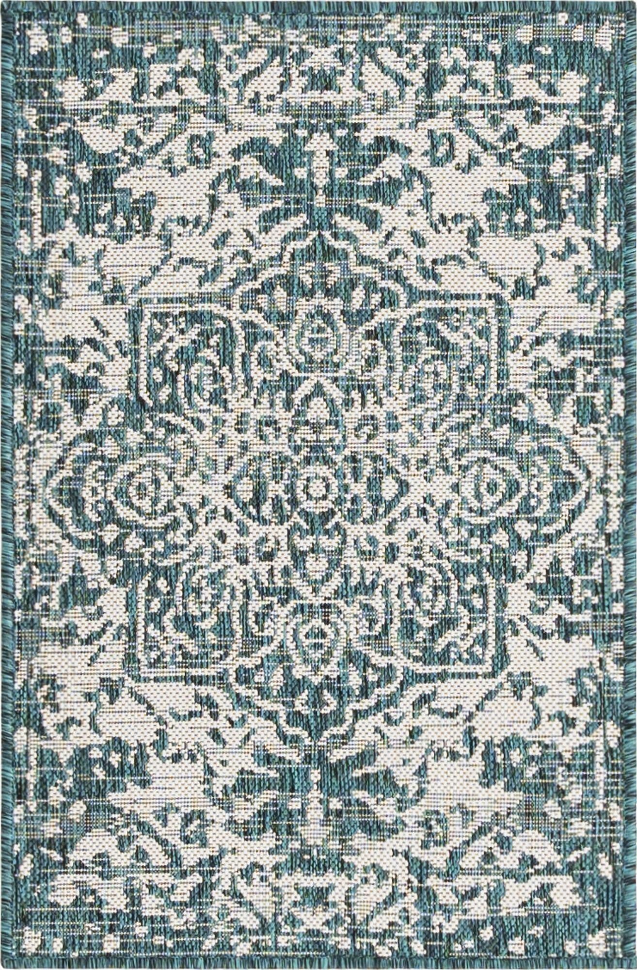 Primary image 2' x 3'  Washable Jill Zarin Dubai Indoor / Outdoor Rug