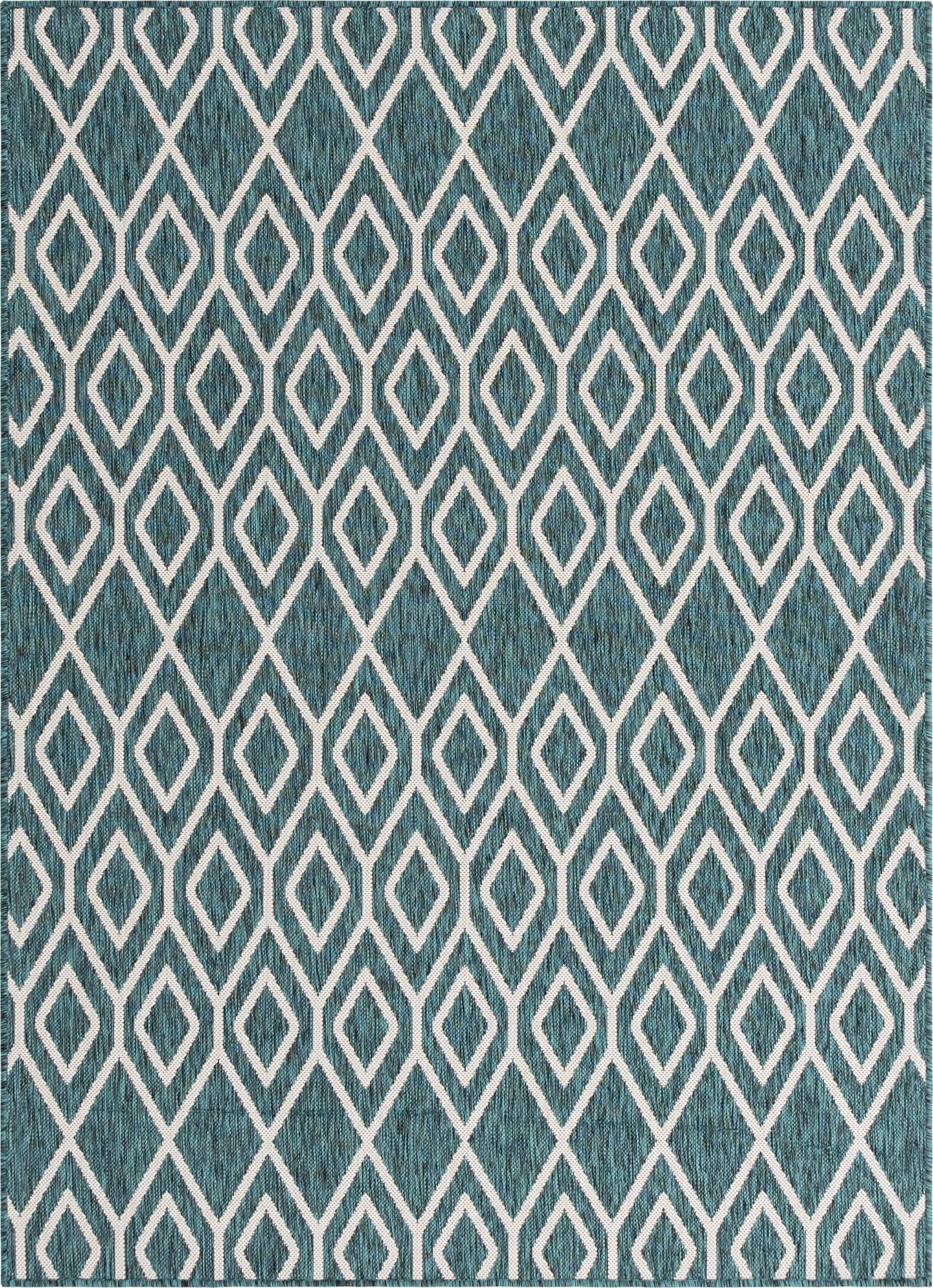 5' 3 x 8'  Washable Jill Zarin Turks and Caicos Indoor / Outdoor Rug
