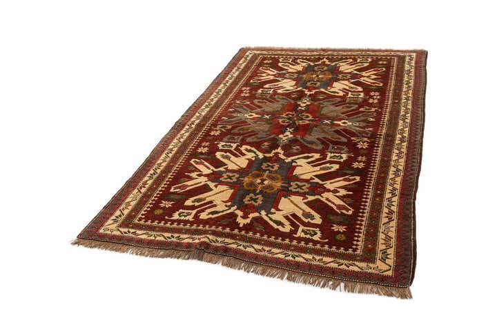 5' 1 x 7' 5 Hand Knotted Kars Wool Rug