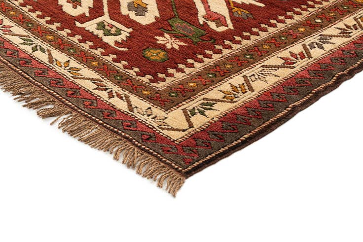 Detail image of 5' 1 x 7' 5 Hand Knotted Kars Wool Rug