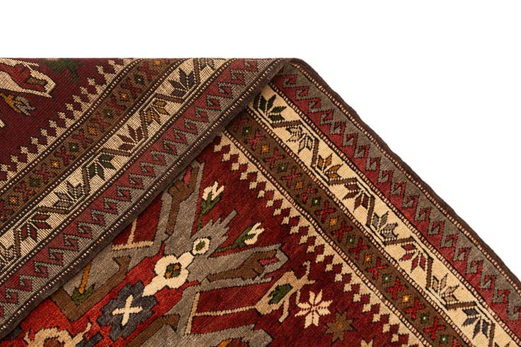 Detail image of 5' 1 x 7' 5 Hand Knotted Kars Wool Rug