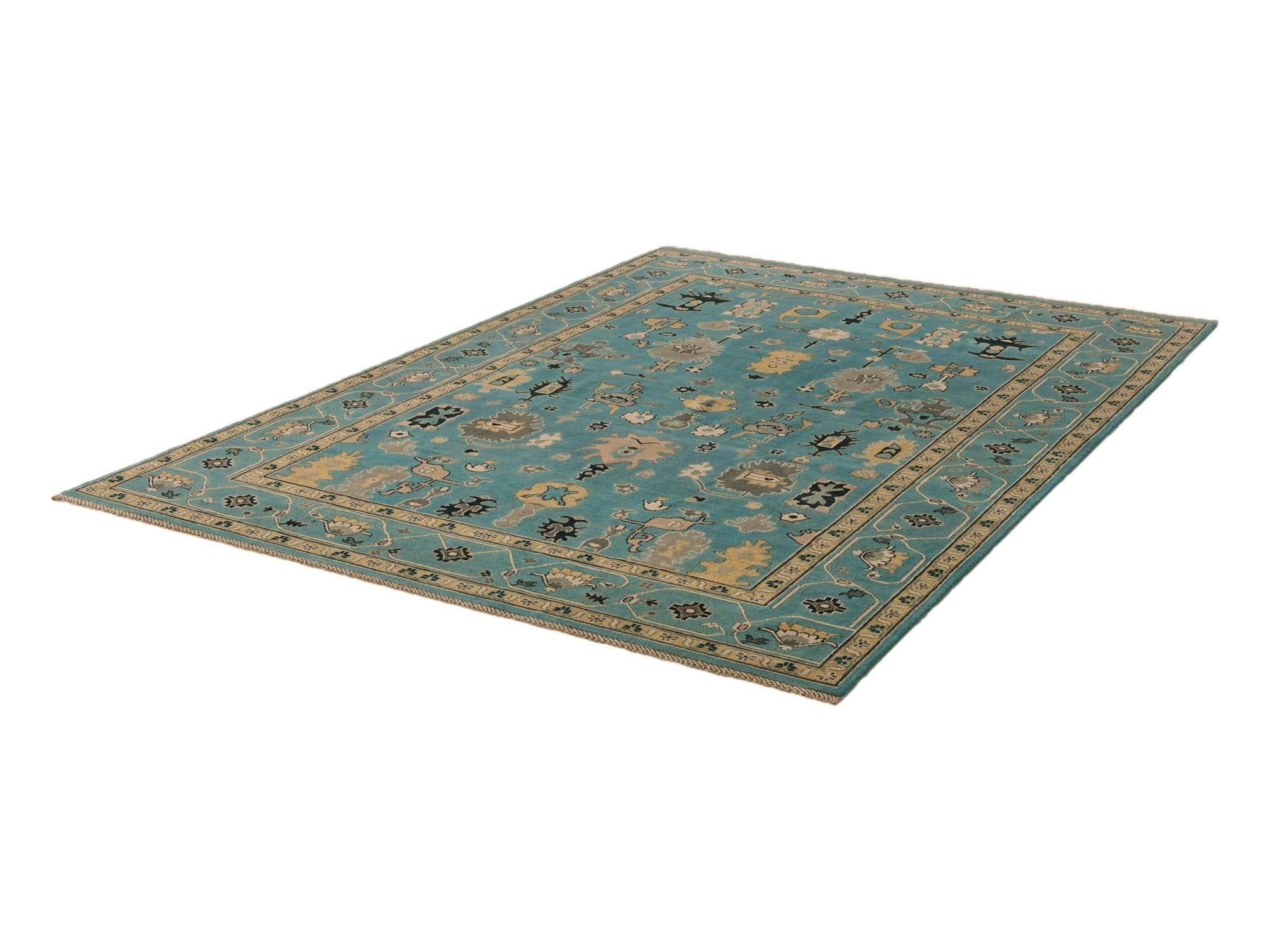 6' 9 x 9' 8 Hand Knotted Kazak Rug