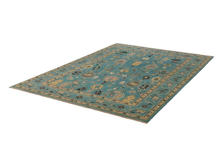 Detail image of 6' 9 x 9' 8 Hand Knotted Kazak Rug