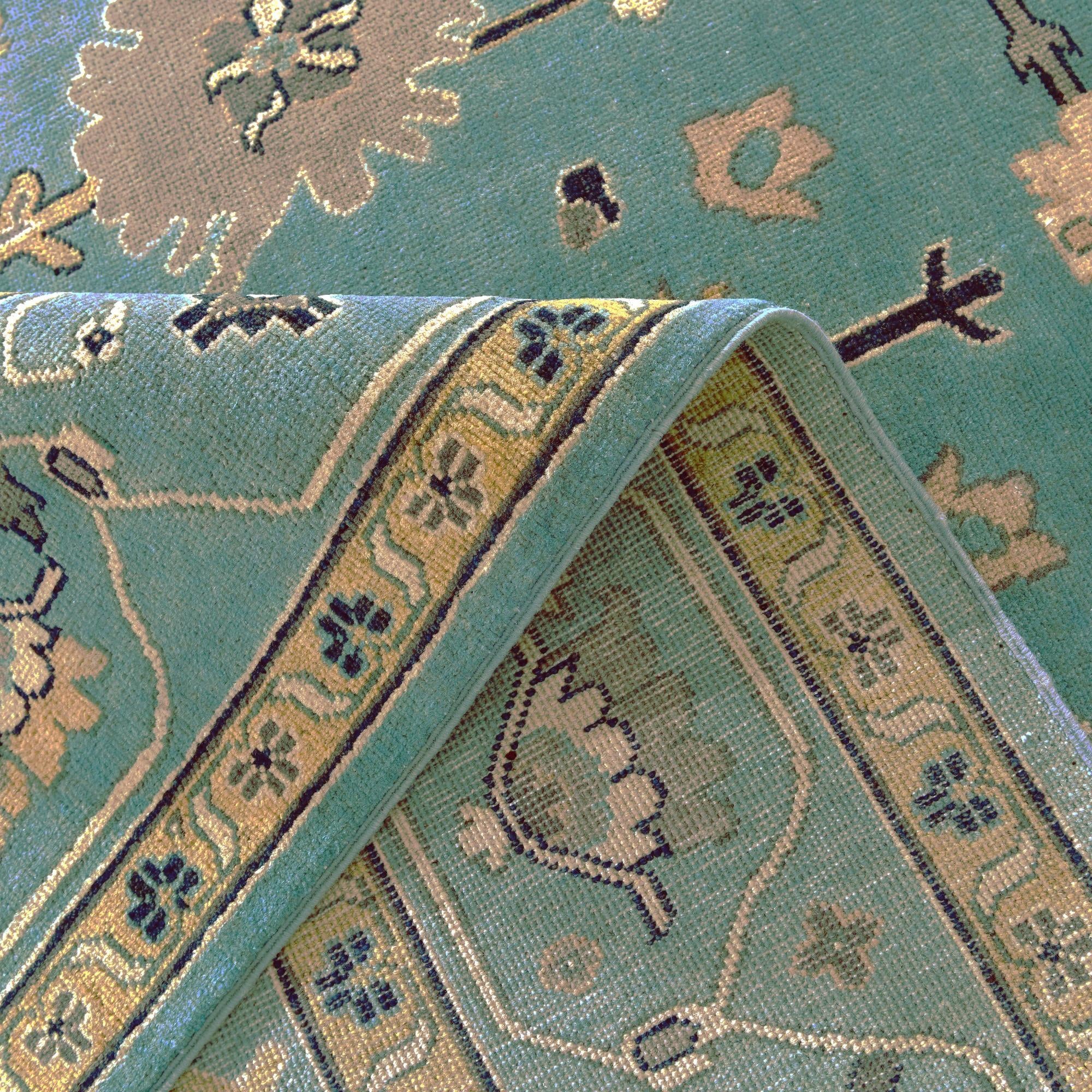 6' 9 x 9' 8 Hand Knotted Kazak Rug