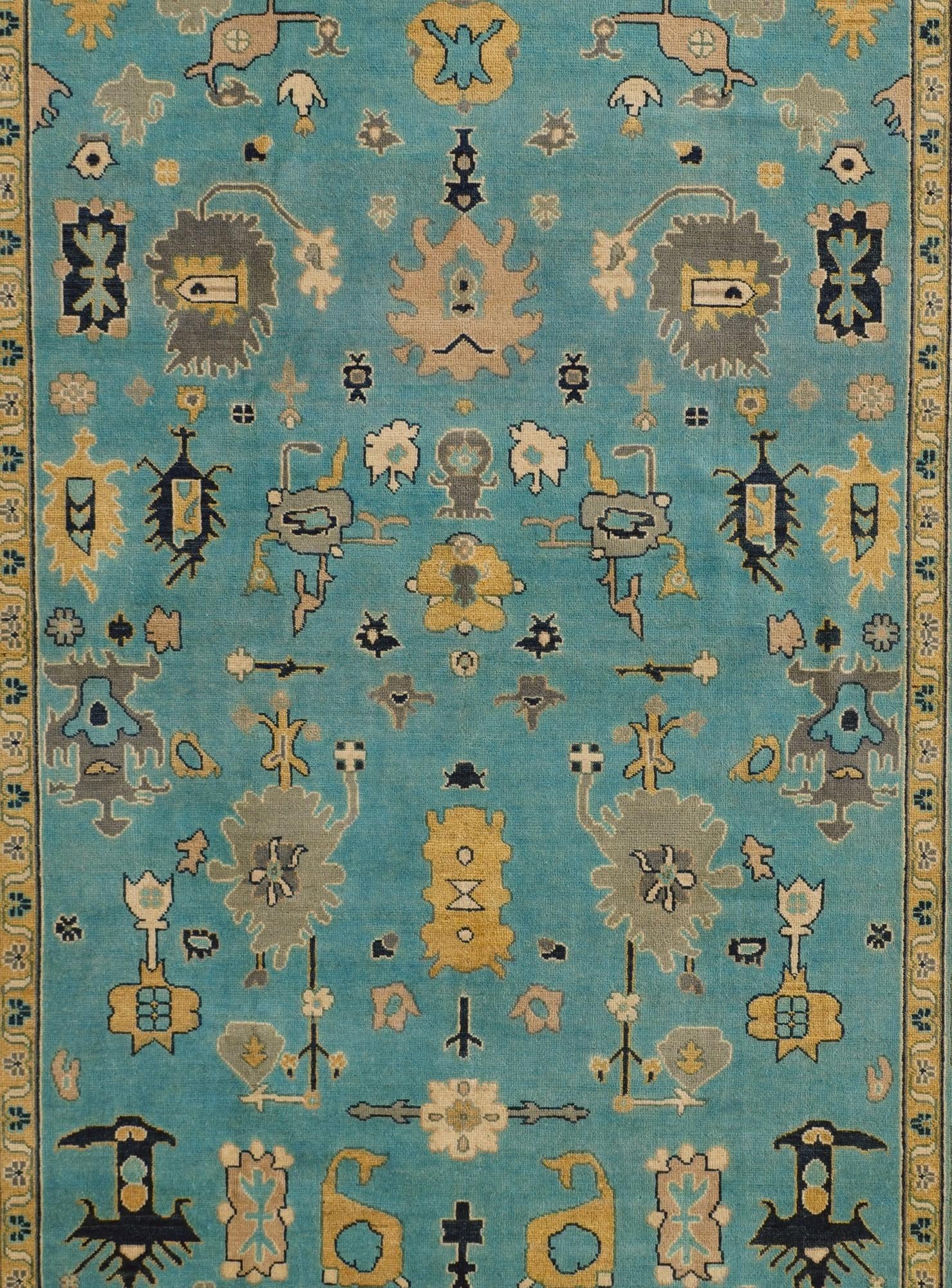 6' 9 x 9' 8 Hand Knotted Kazak Rug