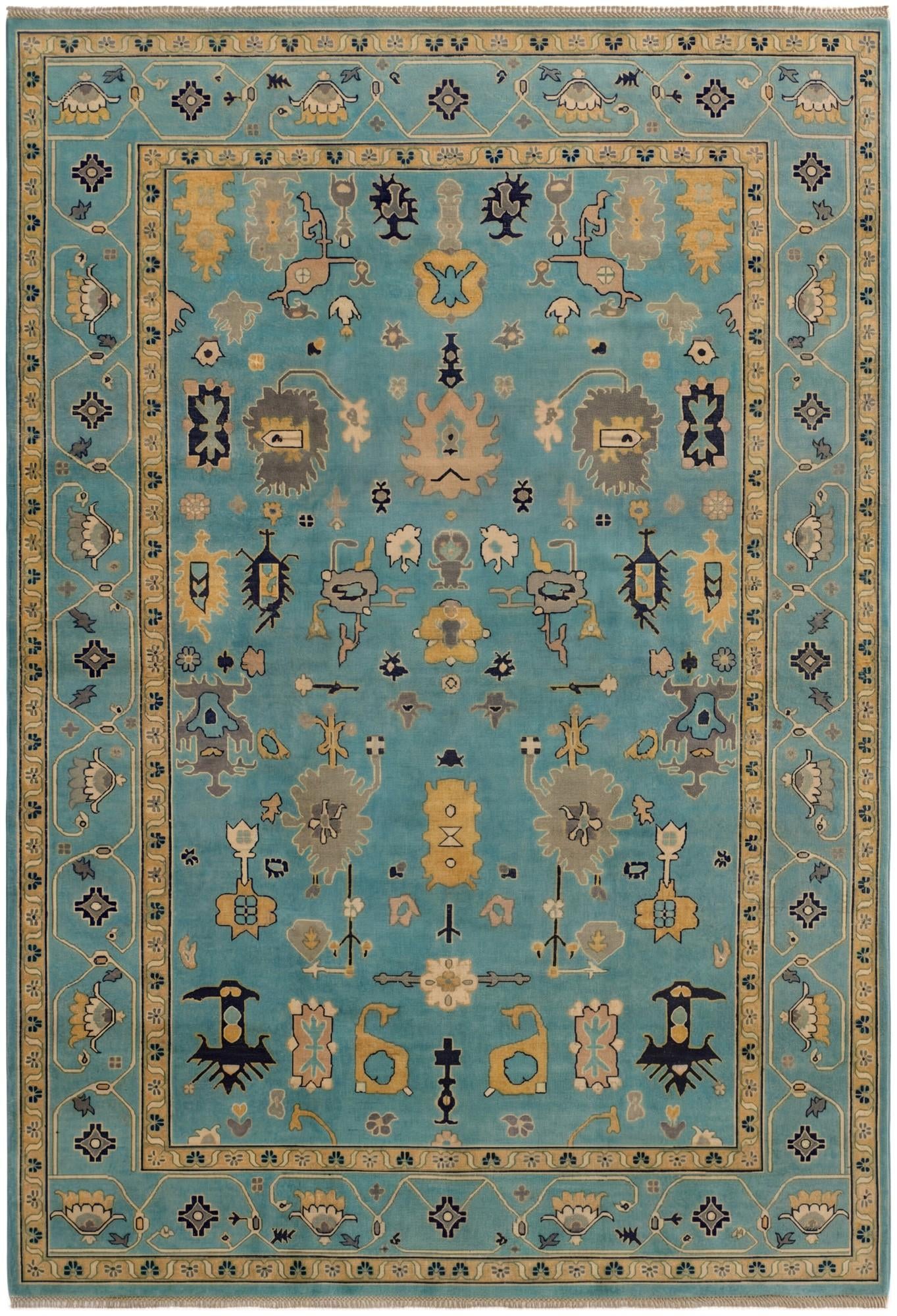 6' 9 x 9' 8 Hand Knotted Kazak Rug