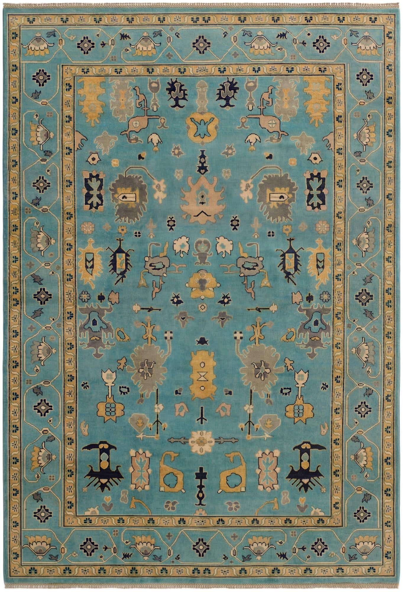 6' 9 x 9' 8 Hand Knotted Kazak Rug
