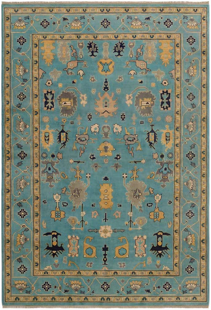 6' 9 x 9' 8 Hand Knotted Kazak Rug