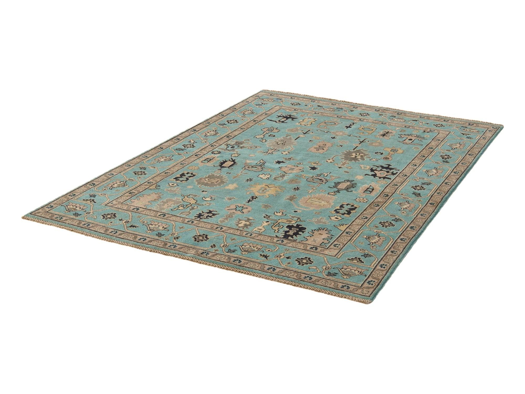 5' 6 x 7' 9 Hand Knotted Kazak Rug