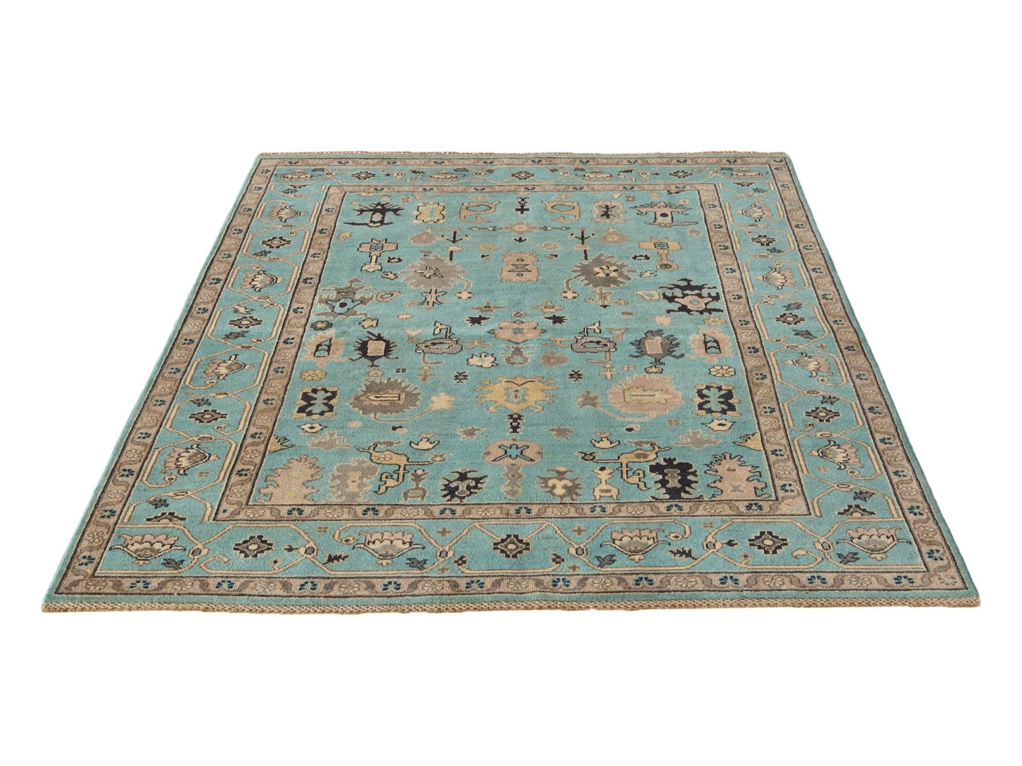 5' 6 x 7' 9 Hand Knotted Kazak Rug