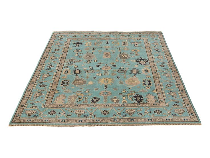 Detail image of 5' 6 x 7' 9 Hand Knotted Kazak Rug