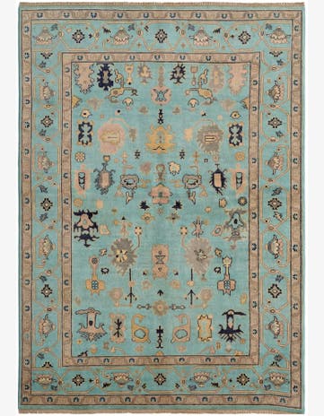 5' 6 x 7' 9 Hand Knotted Kazak Rug
