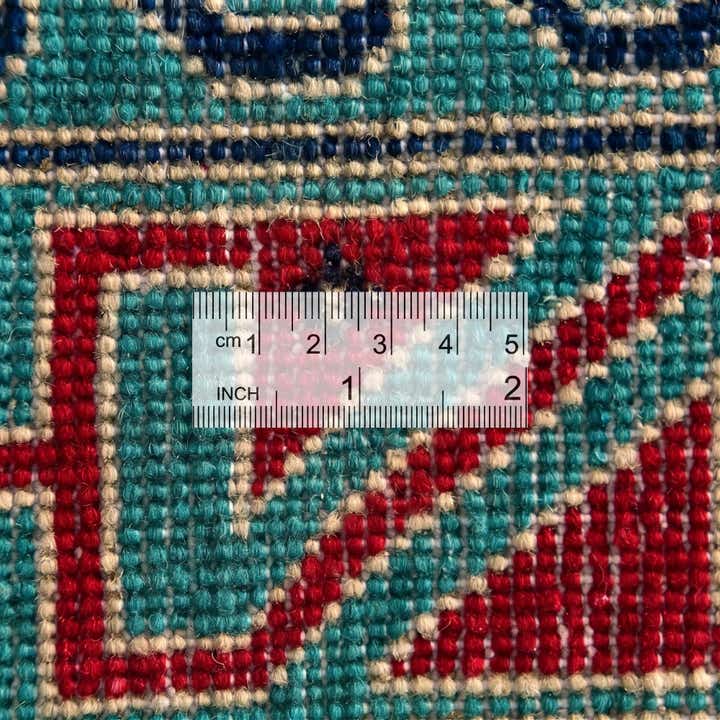 6' 8 x 9' 8 Hand Knotted Kazak Rug