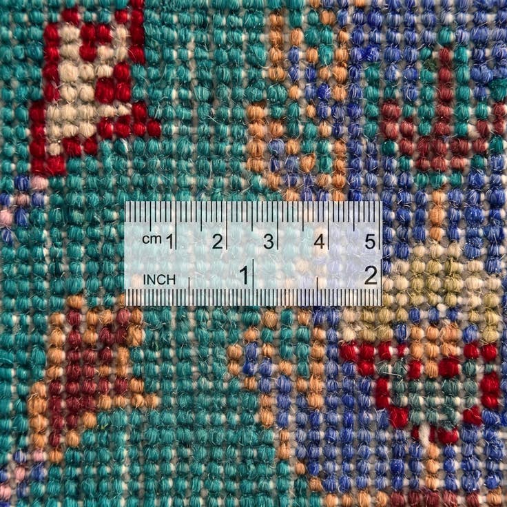 Detail image of 6' 5 x 9' 10 Hand Knotted Kazak Rug