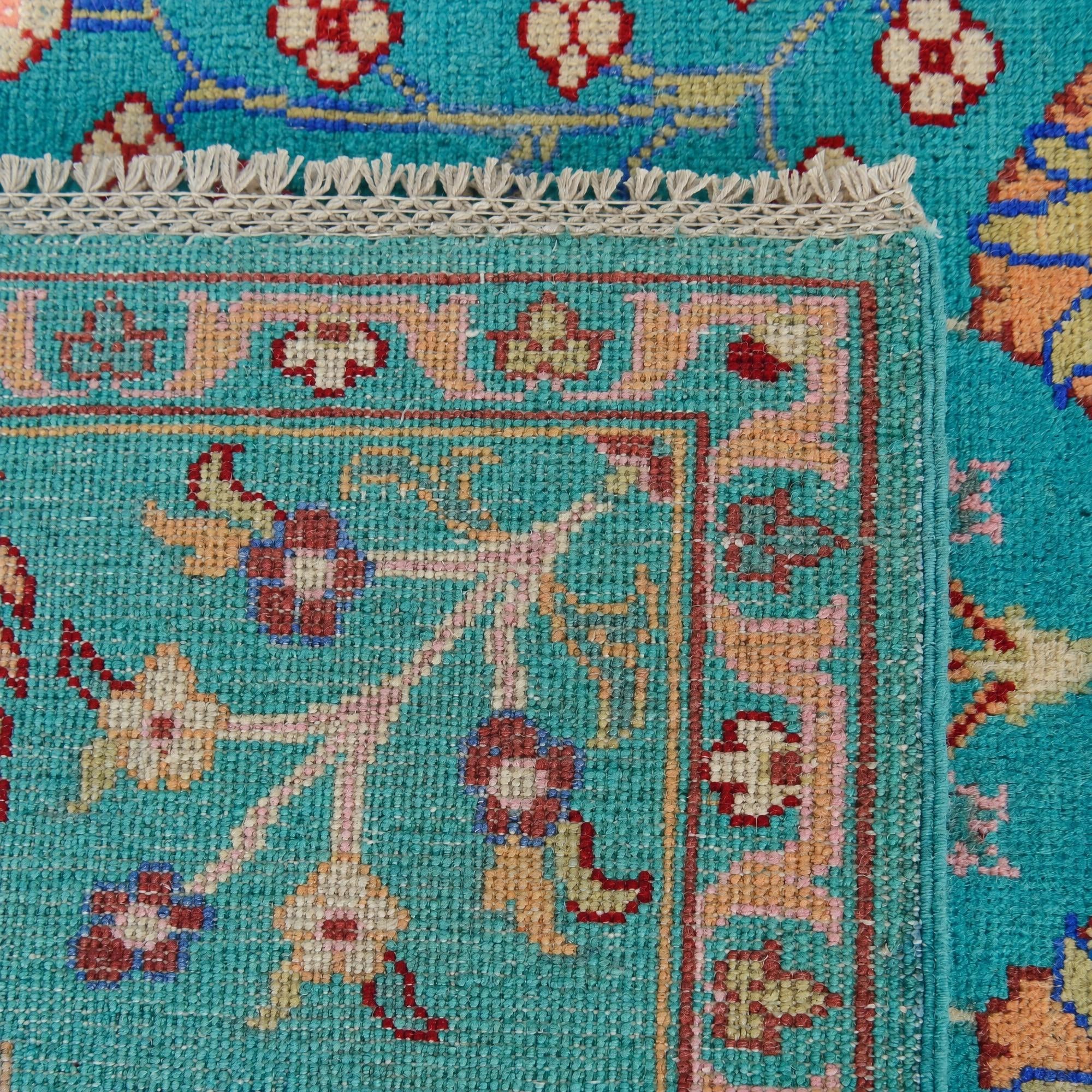 Detail image 12 of 12: 6' 5 x 9' 10 Hand Knotted Kazak Rug