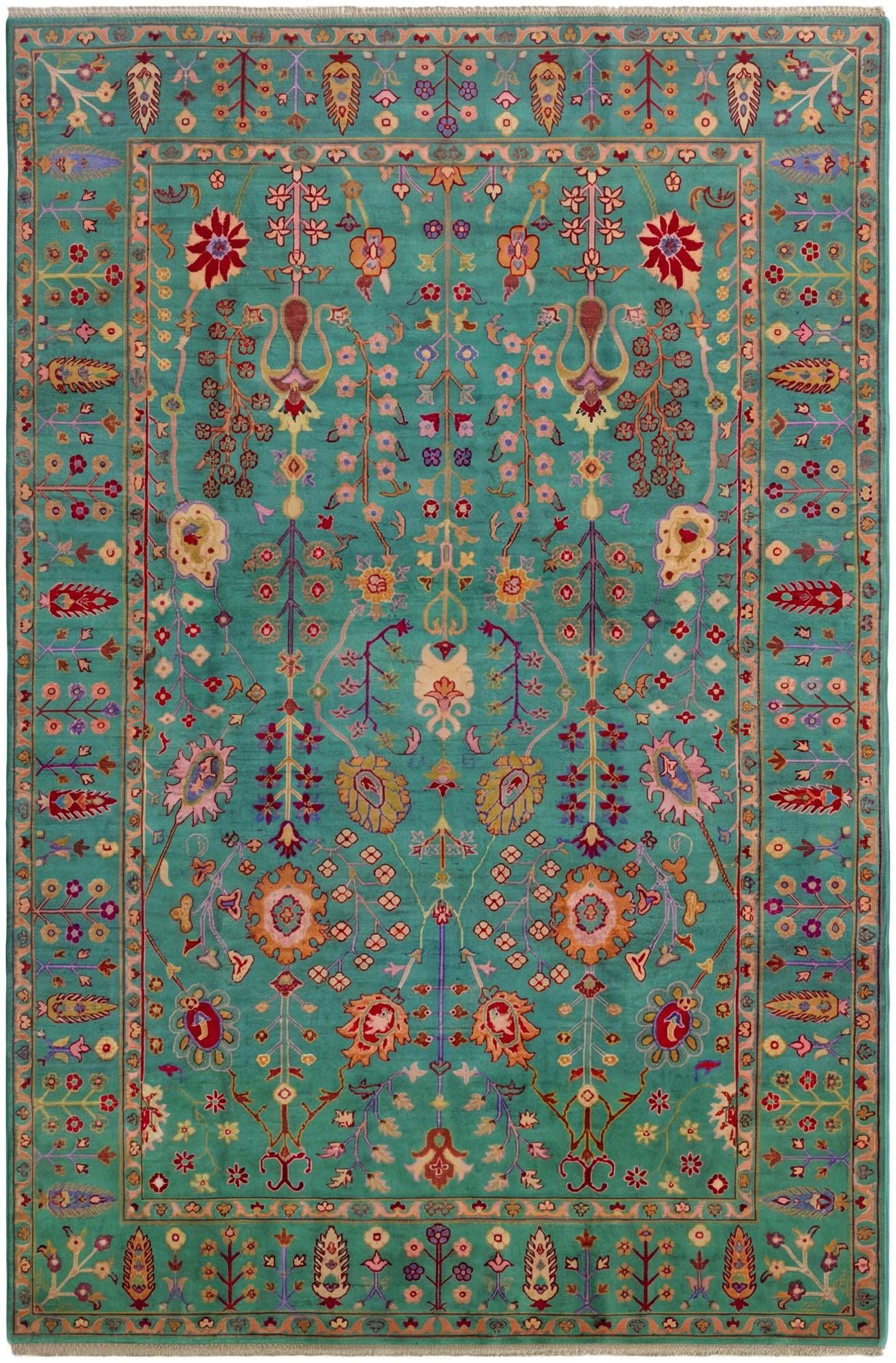 6' 5 x 9' 10 Hand Knotted Kazak Rug