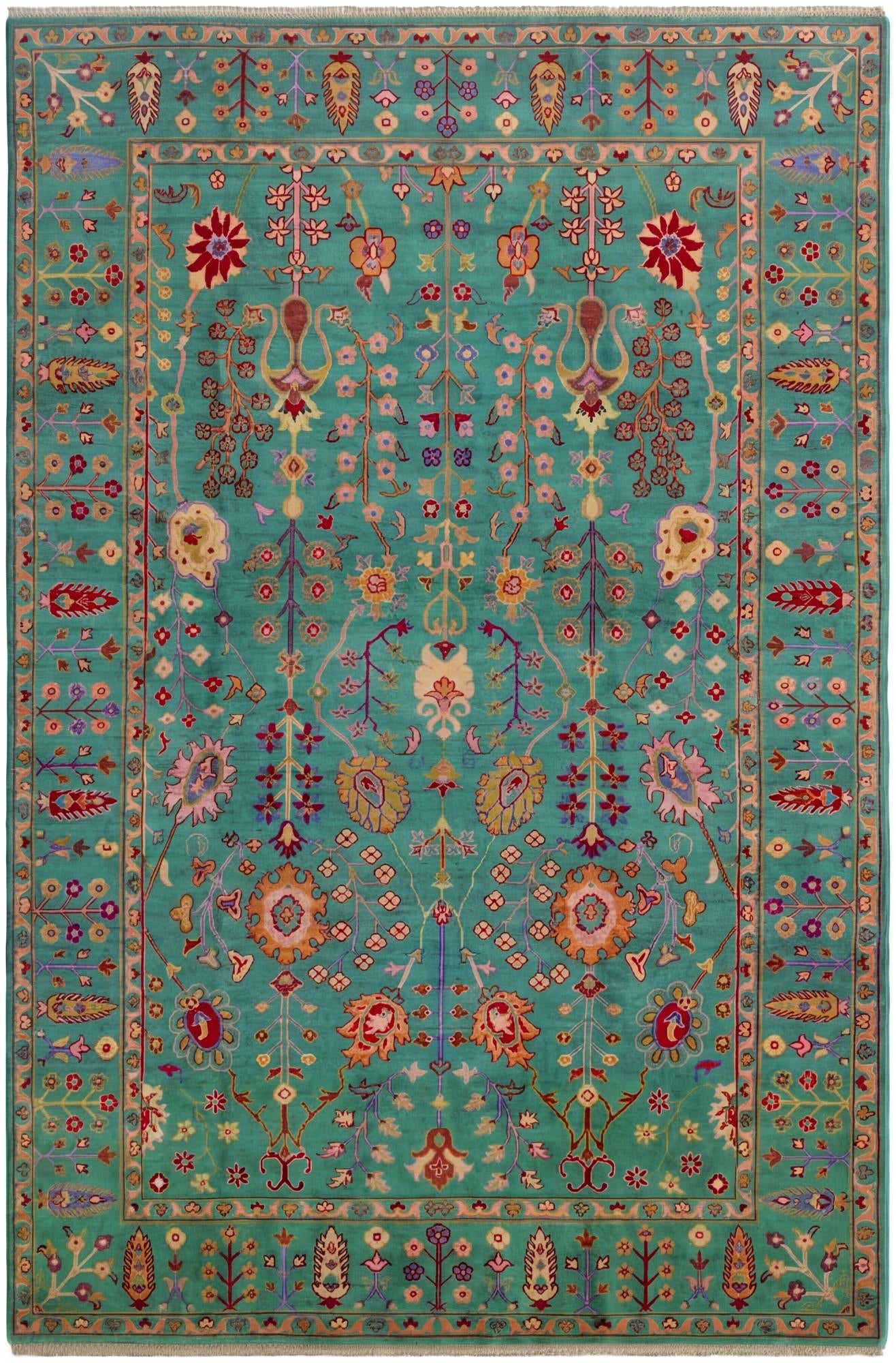 6' 5 x 9' 10 Hand Knotted Kazak Rug