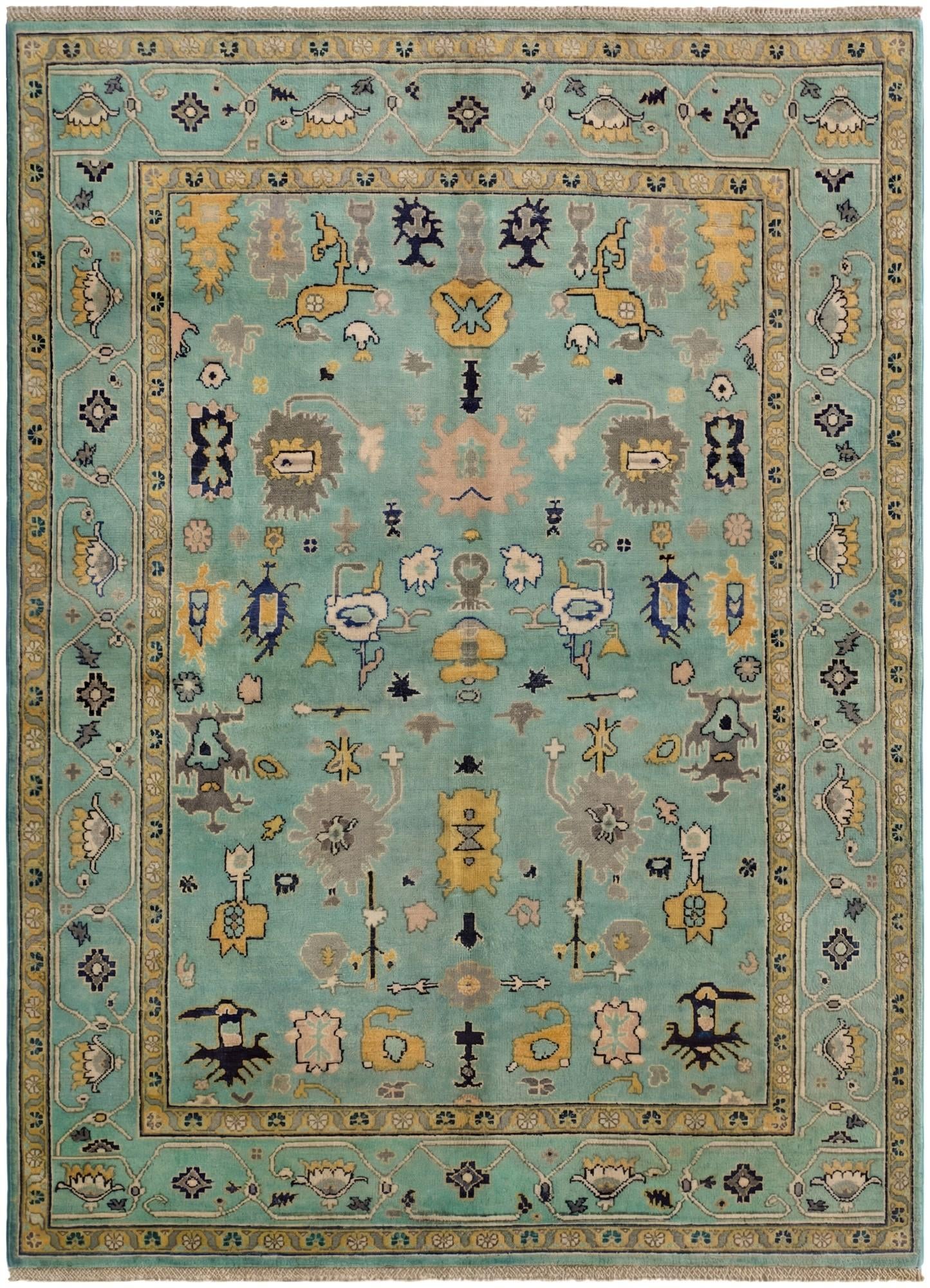 5' 10 x 7' 10 Hand Knotted Kazak Rug