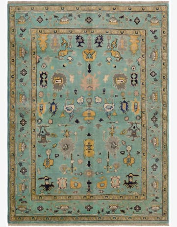 5' 10 x 7' 10 Hand Knotted Kazak Rug
