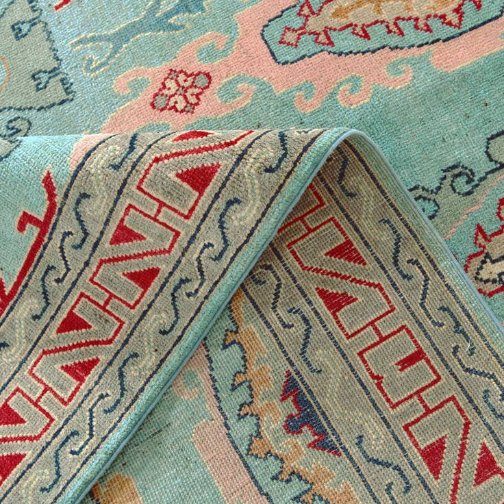 Detail image of 5' 7 x 7' 10 Hand Knotted Kazak Rug
