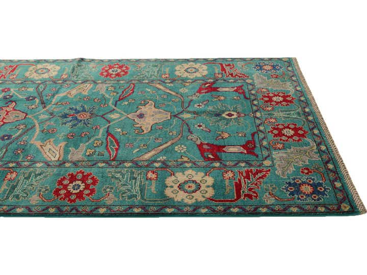 4' 2 x 6' 3 Hand Knotted Kazak Rug