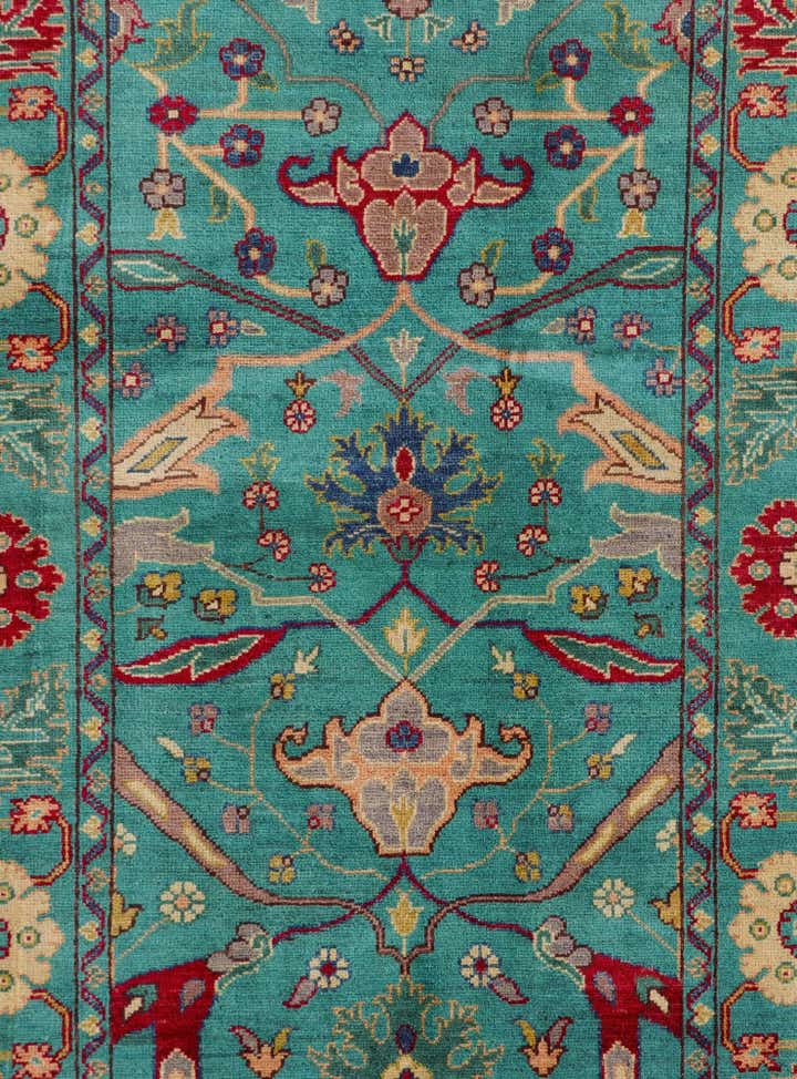 4' 2 x 6' 3 Hand Knotted Kazak Rug