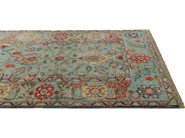 Detail image of 3' 3 x 4' 10 Hand Knotted Kazak Rug