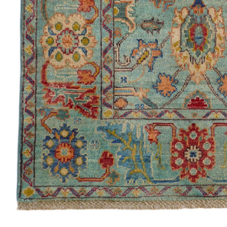 Detail image of 3' 3 x 4' 10 Hand Knotted Kazak Rug