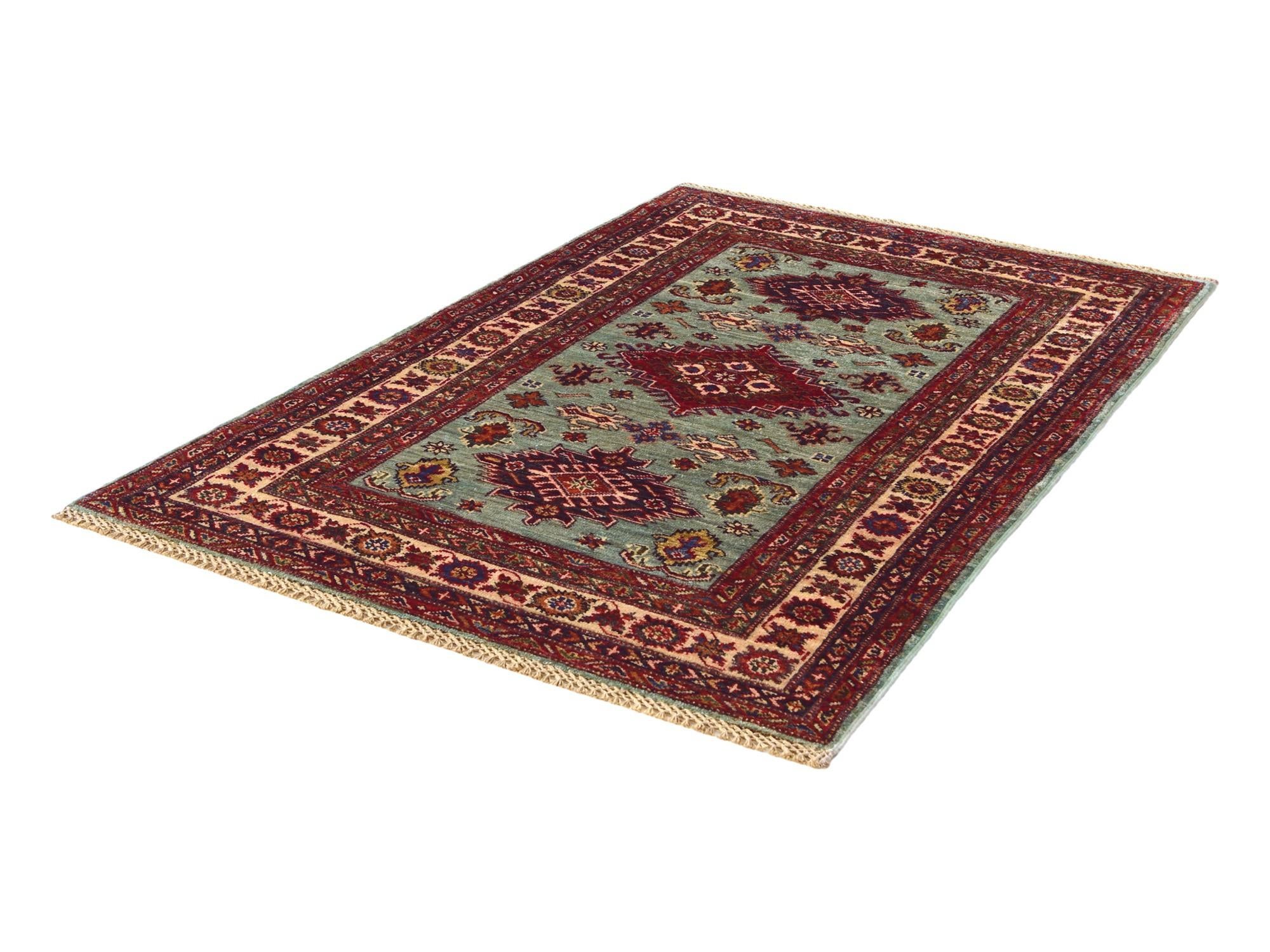3' 4 x 5' 1 Hand Knotted Kazak Rug