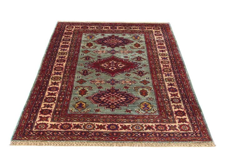 3' 4 x 5' 1 Hand Knotted Kazak Rug