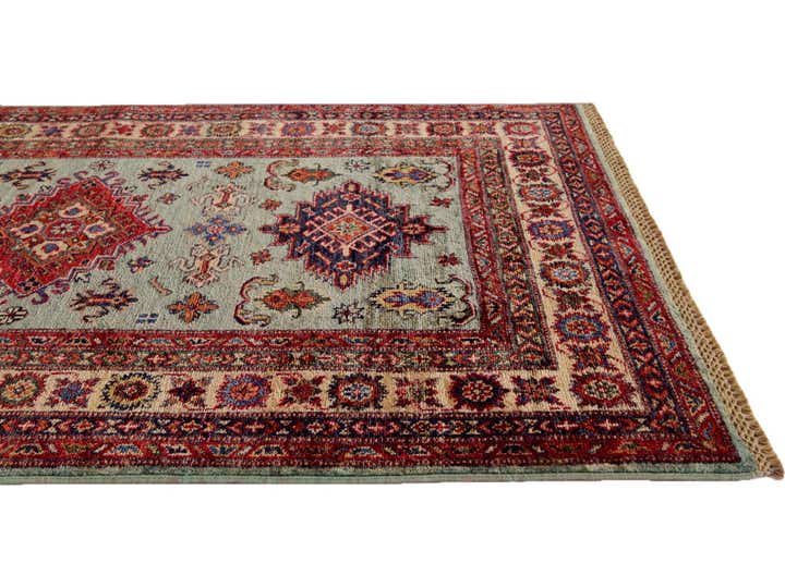 3' 4 x 5' 1 Hand Knotted Kazak Rug