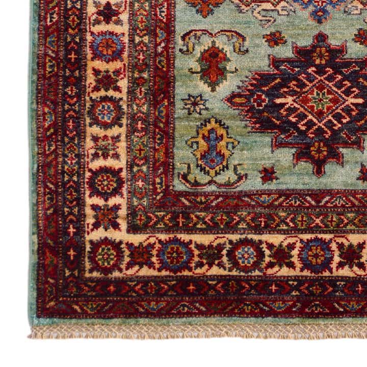 3' 4 x 5' 1 Hand Knotted Kazak Rug