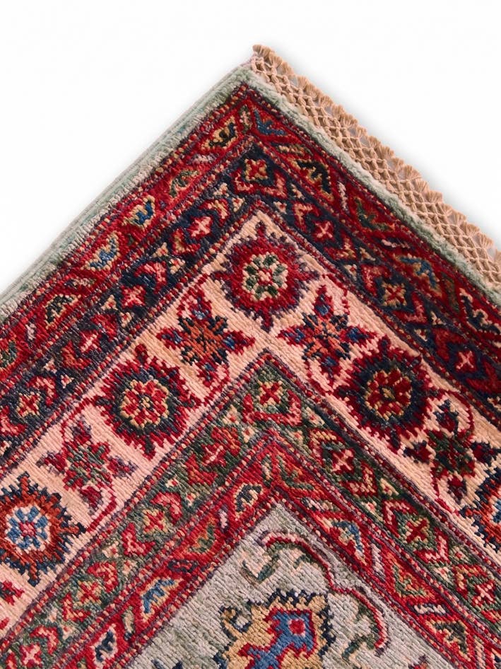 Detail image of 3' 4 x 5' 1 Hand Knotted Kazak Rug