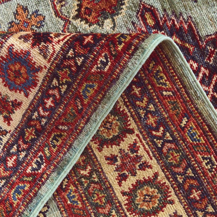 Detail image of 3' 4 x 5' 1 Hand Knotted Kazak Rug