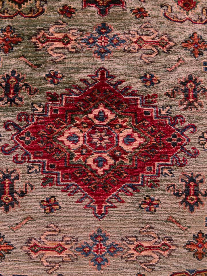 3' 4 x 5' 1 Hand Knotted Kazak Rug