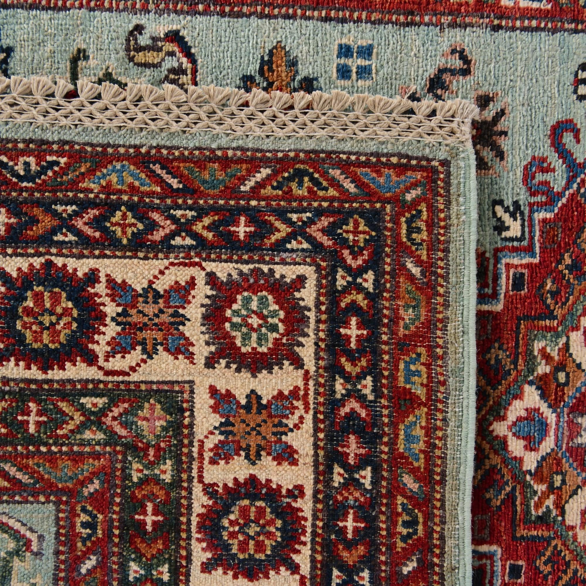 100cm x 155cm Hand Knotted Kazak Rug