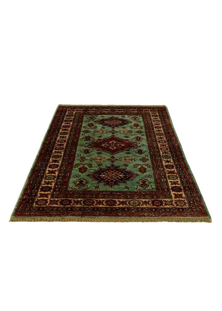 3' 3 x 5' Hand Knotted Kazak Rug