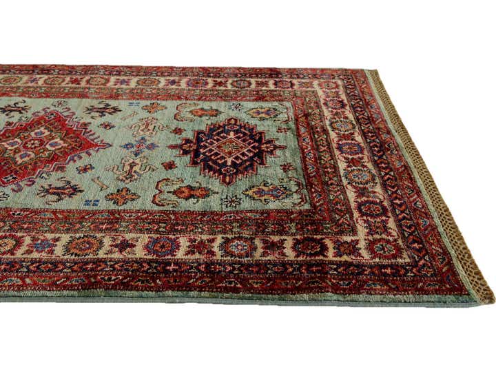 3' 3 x 5' Hand Knotted Kazak Rug