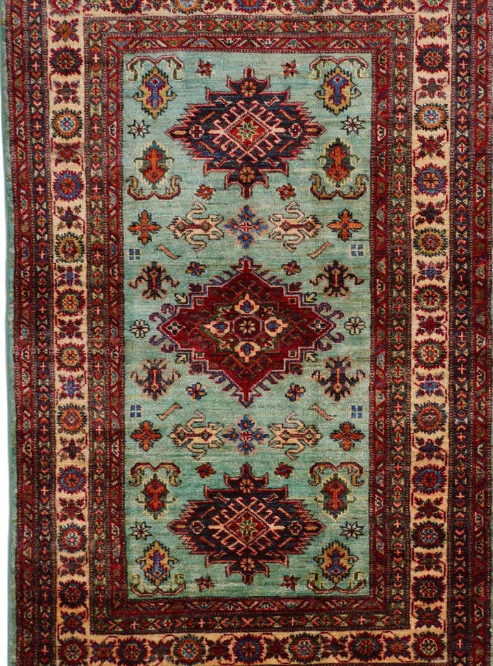 3' 3 x 5' Hand Knotted Kazak Rug