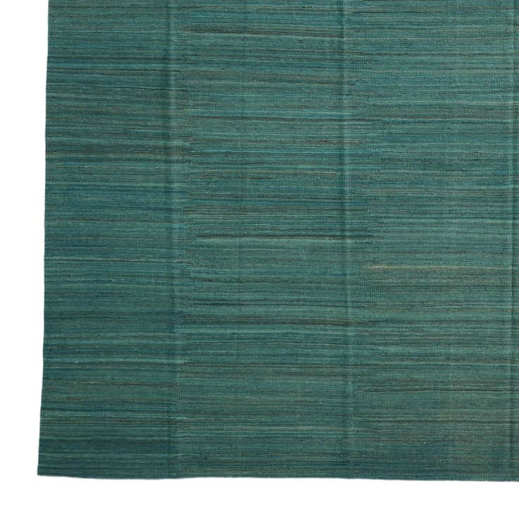 Detail image of 12' 6 x 18' 6 Hand Woven Kilim Afghan Wool Rug