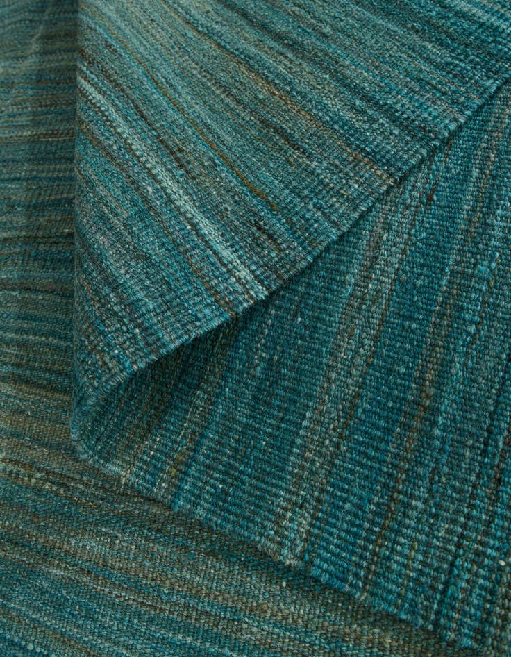 Detail image of 12' 6 x 18' 6 Hand Woven Kilim Afghan Wool Rug