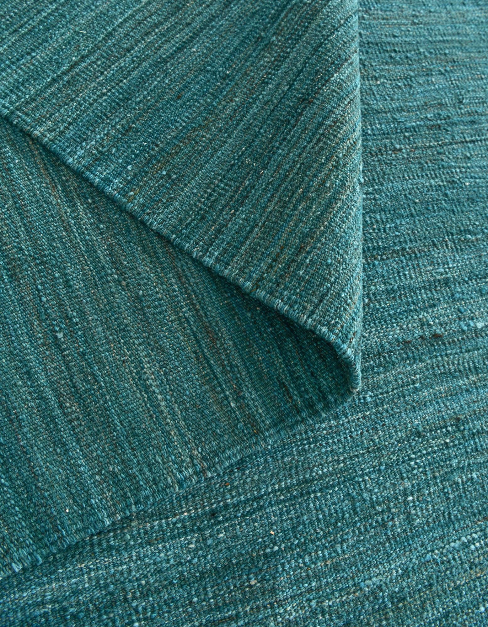 6' 9 x 9' 8 Hand Woven Kilim Modern Wool Rug